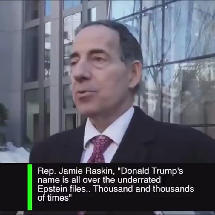 Trump the rapist ?
Rep. Jamie Raskin on the unredacted Epstein files:

“Donald Trump’s name is al...