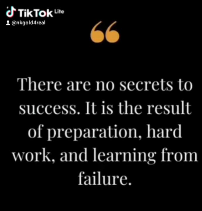 Success secret
