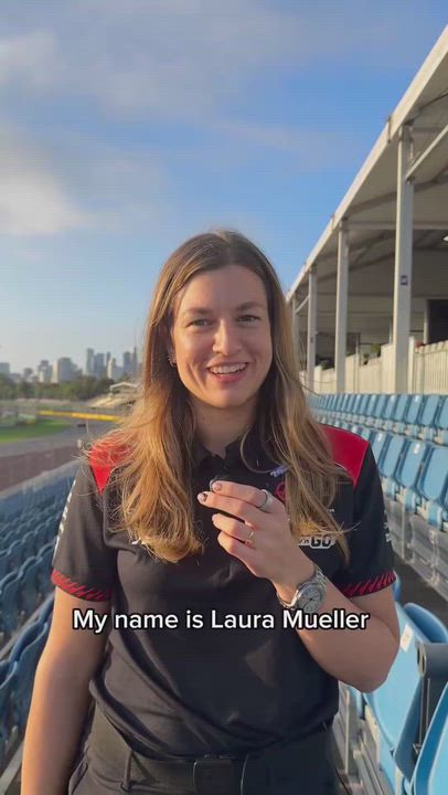 Red Bull's Hannah Schmitz (Head of Race Strategy) and Haas' Laura Mueller (Race Engineer) had Turn 6...