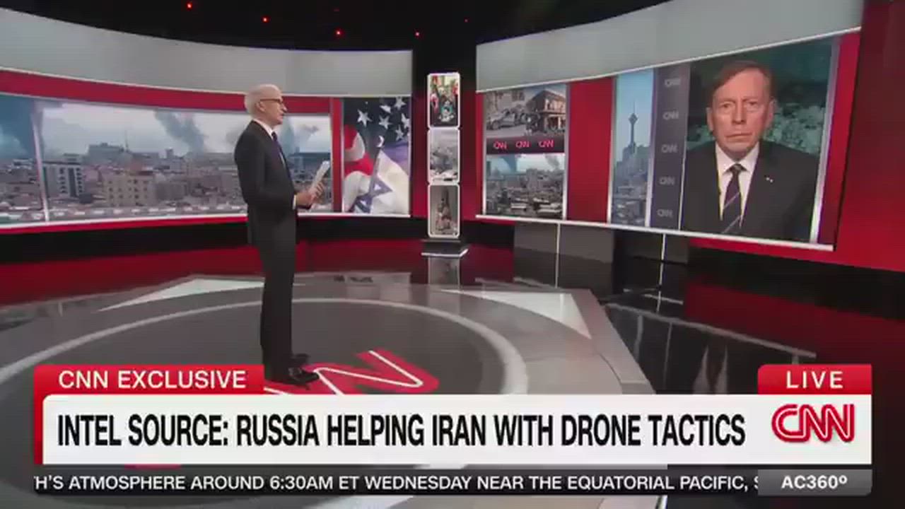 Retired Gen. David Petraeus warns that Russian-shared advanced drone tactics could significantly enh...