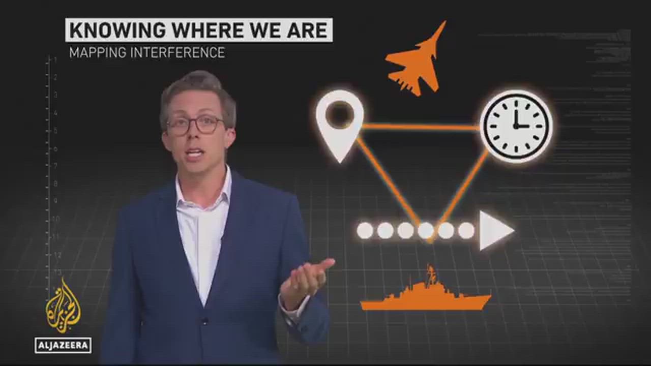 Al Jazeera highlights GPS jamming and spoofing from US-Israeli strikes on Iran, as explained by corr...