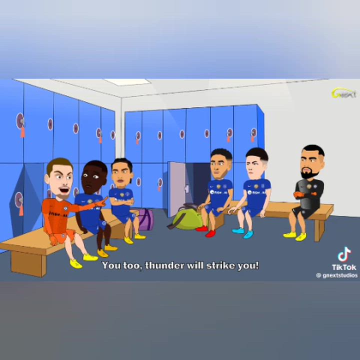 Chelsea dressing room after the PSG hammering! 😂
