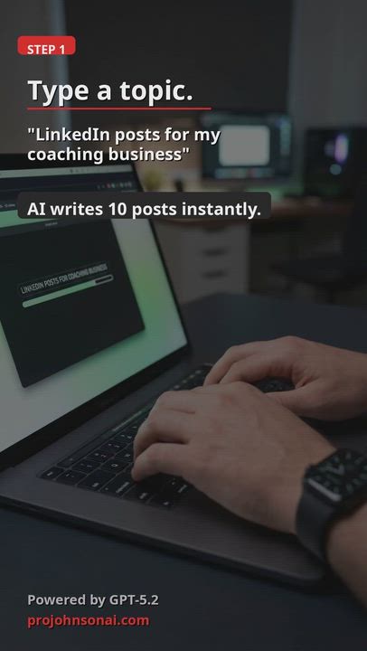 Ready to level up your hustle? 📈 ProJohnson AI helps creators & entrepreneurs turn content into cas...