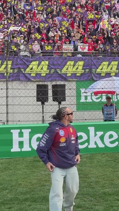 #LewisHamilton shared meaningful moments with his fanbase at the #ChineseGP.

The #Ferrari driver...