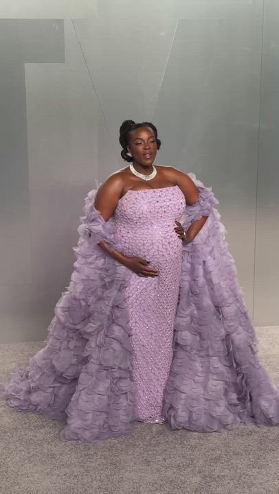 🌟💜 Nigerian-British star Wunmi Mosaku attended the Vanity Fair #Oscars2026 Party, looking glorious...