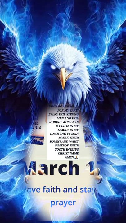 O LORD GOD ALMIGHTY ARISE FOR MY SAKE! EVERY EVIL STRONG MEN AND EVIL STRONG WOMEN IN MY LIFE IN MY...
