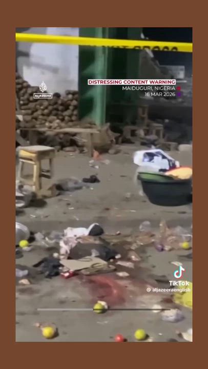 According to Aljazeera scores of people were killed in a deadly bomb explosion in Maiduguri, North E...
