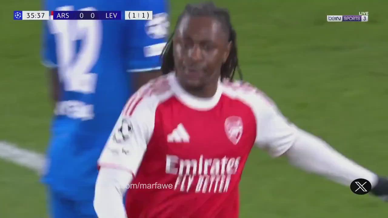 British-Nigerian star Eberechi Eze scored tonight his first #ChampionsLeague goal, a sensational bea...