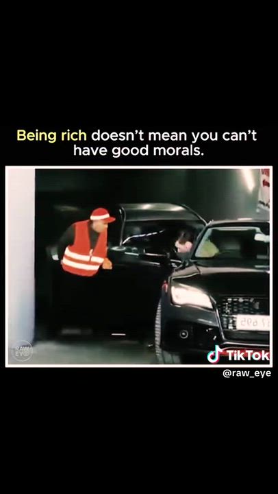 Bring rich does not mean you can't have good moral.
Show Kindness but not Niceness