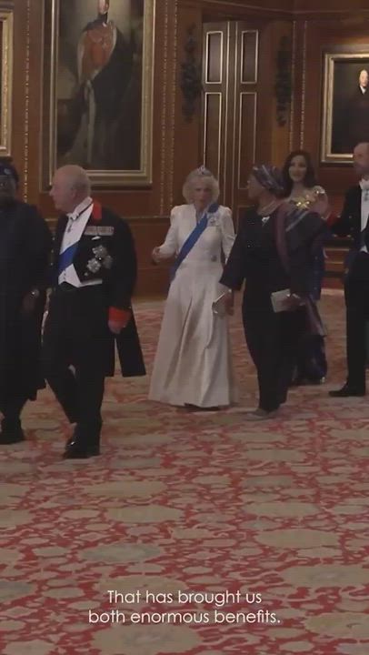 King Charles's speech excerpt highlights the "deeply spiritual connection" between the UK and Nigeri...