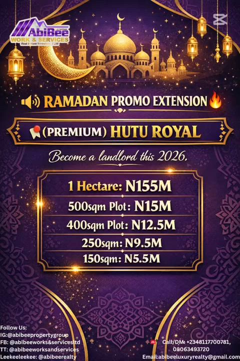 Our Ramadan Promo sales has been extended by days starting from today till the 27th of March, 2026....