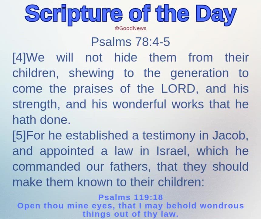 #ScriptureDelight
Meditate and act positively on the Word, and where applicable, pray and make your...
