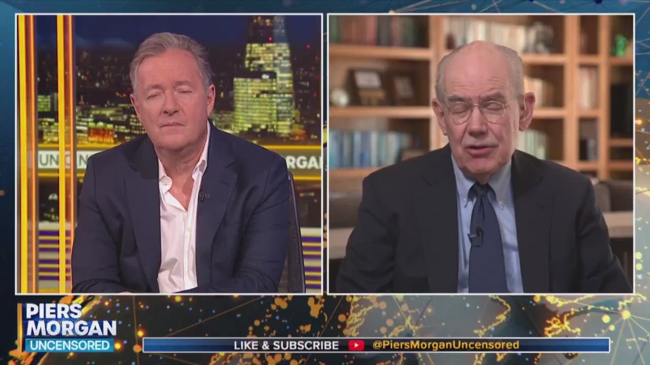 John Mearsheimer's March 19, 2026, interview on Piers Morgan Uncensored, warning that U.S. withdrawa...