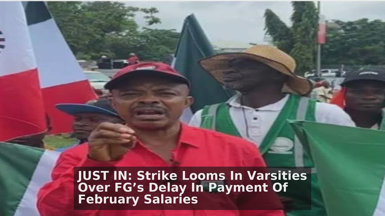 Top 10 Nigeria headlines 🚀🚀 for discussion :
1. JUST IN: Strike Looms In Varsities Over FG’s Dela...