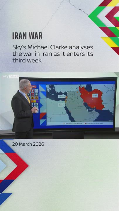Sky News analyst Michael Clarke outlines the US-led air campaign's third phase against Iranian coast...