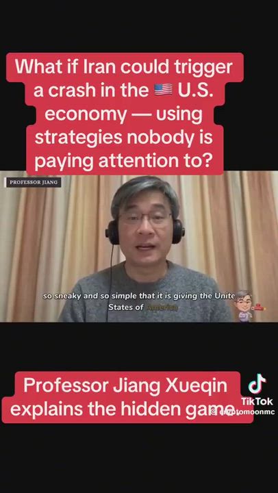 Professor Jiang Xueqin, a Chinese educator, outlining Iran's asymmetric warfare tactic: deploying lo...