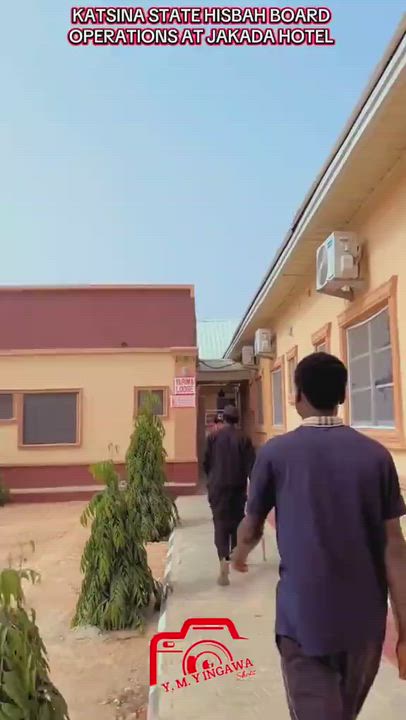 Hisbah reportedly stormed a hotel with canes to beat people for violating their laws in Katsina Stat...