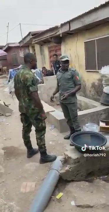 The moment a soldier gave an officer a dirty slap during a heated argument. Many people are saying t...