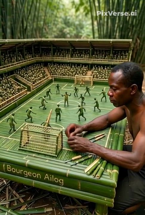 Bamboo dreams, Super Eagles edition 🇳🇬🌱#bourgeonailog