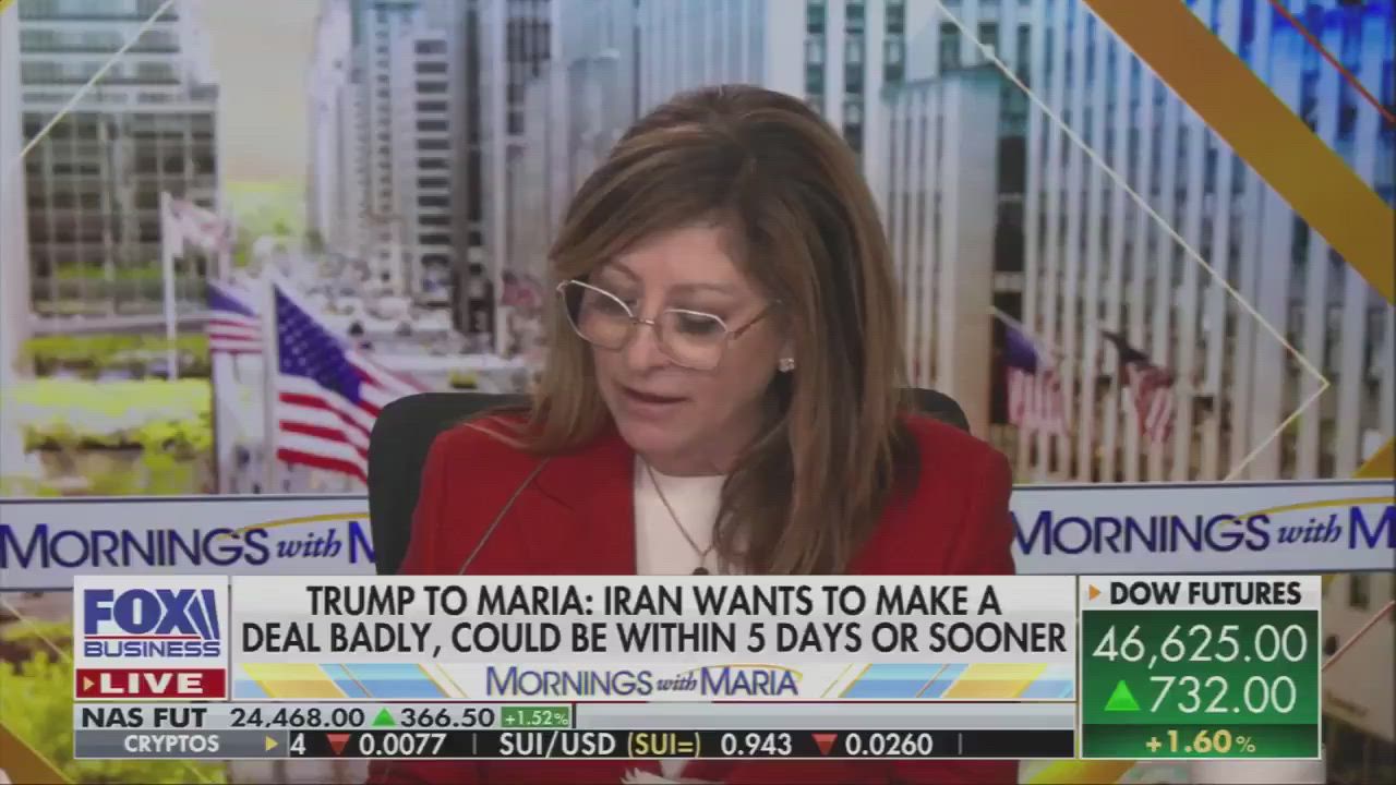 President Trump's March 23, 2026, remarks claiming Iran initiated secret talks via intermediaries li...
