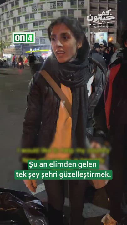 Iranian state TV showing  women at a nighttime rally defiantly supporting Ayatollah Khamenei amid ch...