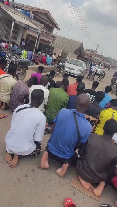 “See how Muslims delayed us by blocking the main road just because they are praying.”

— Man lamente...