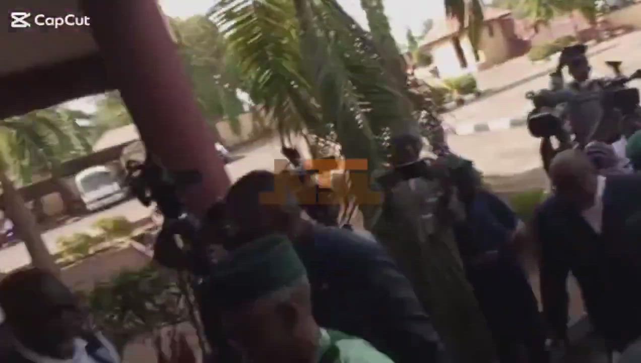 Former Kaduna State Governor Nasir El-Rufai appears in court in Kaduna