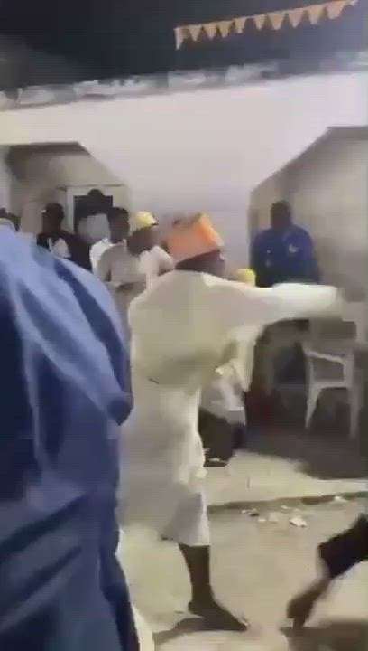 Alleged fight inside kano mosque over tinubu donation for eid el kabir celebration, between those wh...