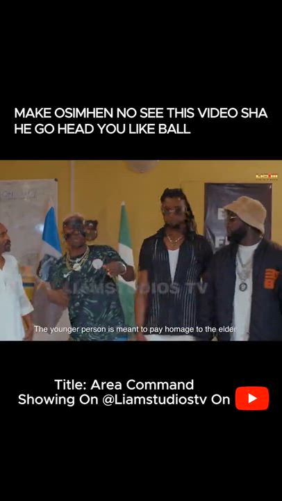 Victor Osimhen must not see this o 😂
Which kind wahala be this? Wetin person no go see for AREA CO...