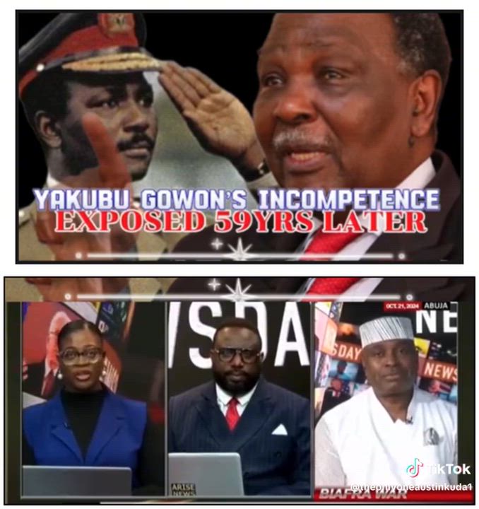 Breaking; Yakubu Gowon has been exposed 59yrs after Biafra and Nigeria War.