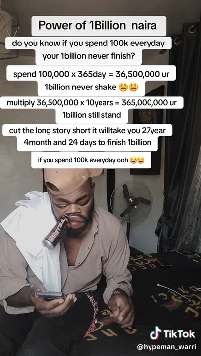 Do you know the power of 1billion now? 😫😫