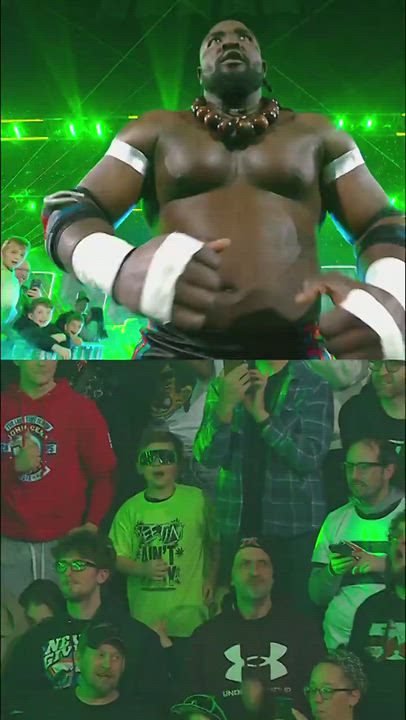 EVERYBODY is doing the 
strut by a Nigerian WWE wrestler, Obafemi