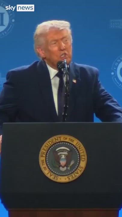President Trump's statements on Iran from aggressive threats like planning strikes on power plants a...