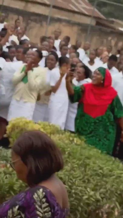 The Moment Mr. Peter Obi arrived this morning at the College of Nursing Sciences Mbano in Imo State,...
