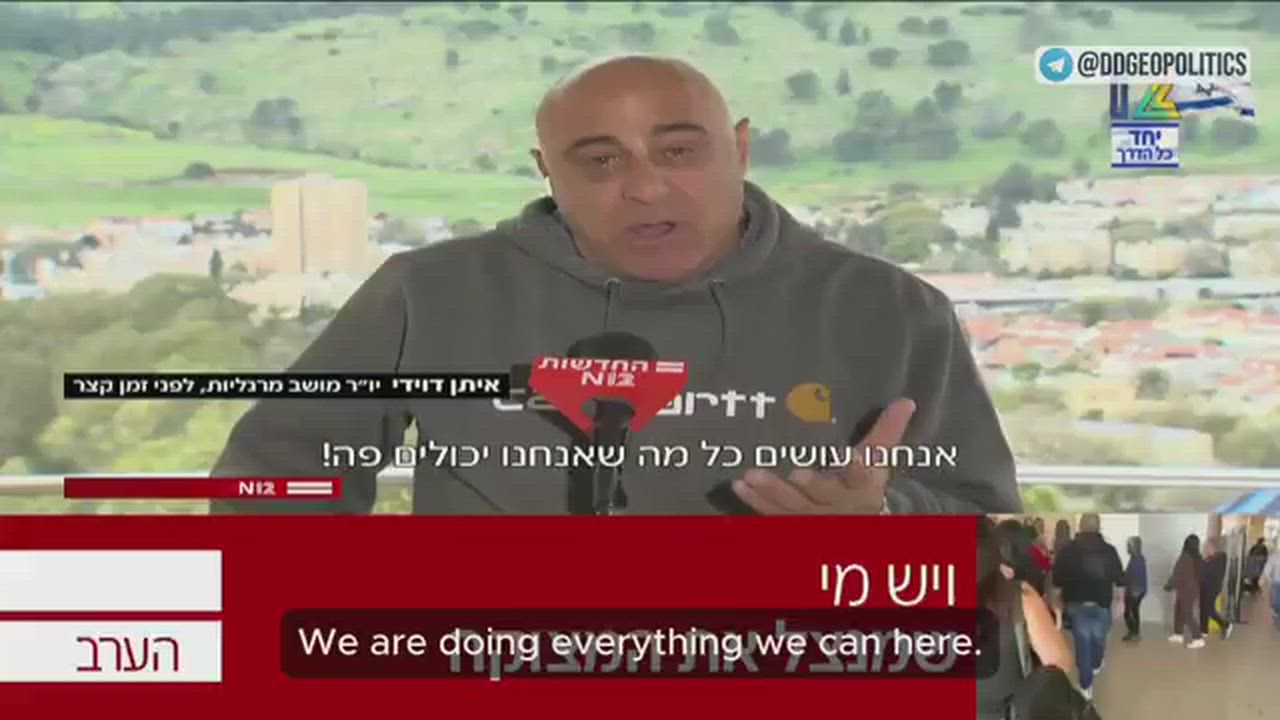 Israeli Mayor BREAKS DOWN and begs for Netanyahu to stop the war!

Things are much worse in Israel...
