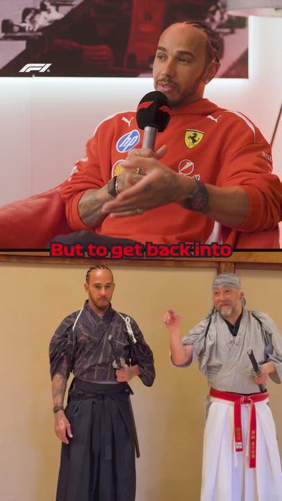 Sir #LewisHamilton achieved one of his dreams in Japan.

“Back in the dojo 🇯🇵 So unreal to have a...