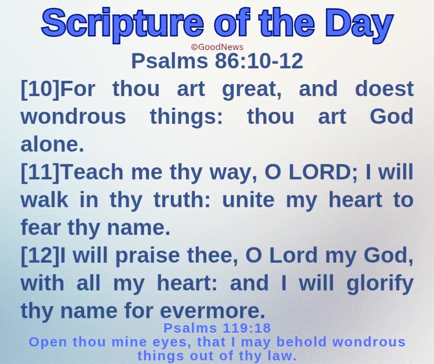 #ScriptureDelight
Meditate and act positively on the Word, and where applicable, pray and make your...