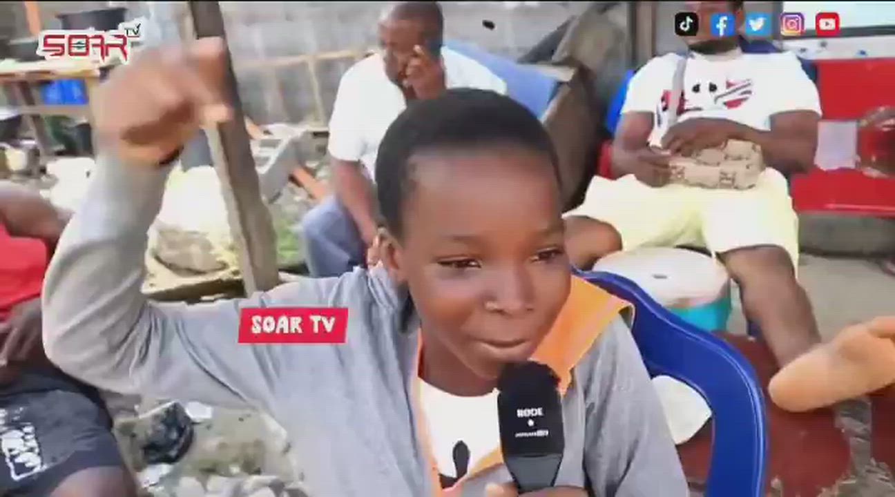 Little Nigerian girl calls out the government over poor electricity supply and over-focus on crude o...