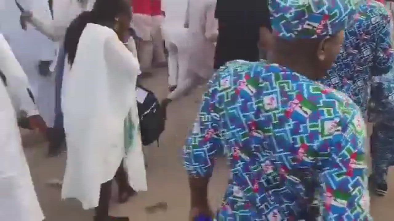 Video surface online of APC supporters struggling to breathe after security officials tear-gassed th...