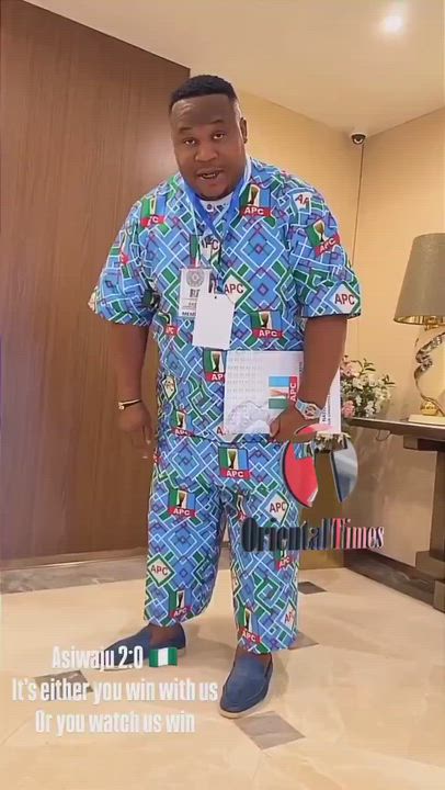 "APC Is Taking Care Of Me.”

~ Cubana Chief Priest responds to Nigerians Criticising Him for support...