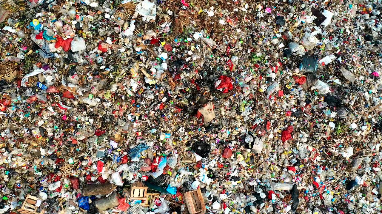 Look closely at what this person is doing picking from  garbage at a landfill
Every bottle, every sc...