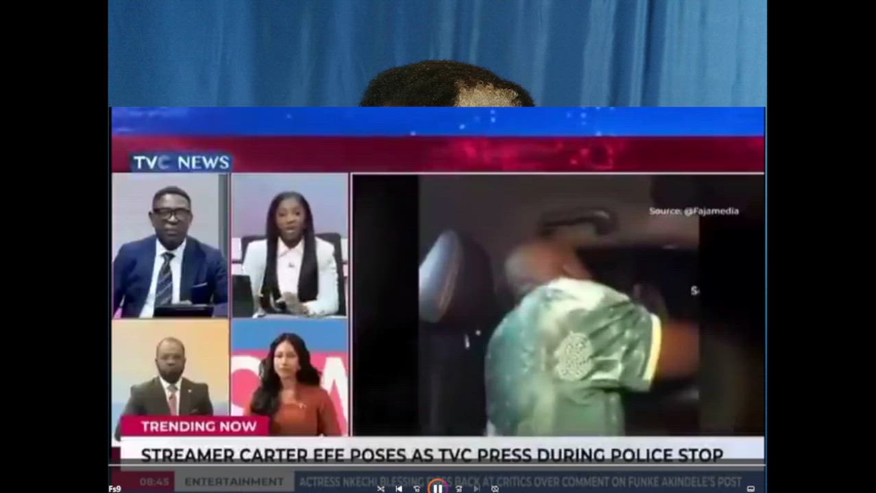 TVC News set to sue streamer Carter Efe over alleged false claim of being a staff member at a police...