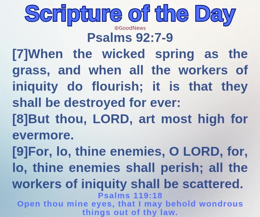 #ScriptureDelight
Meditate and act positively on the Word, and where applicable, pray and make your...