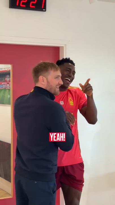 "Vibes are high for a Nigerian-themed lunch 🤩🇳🇬" shared Nottingham Forest on their social media acc...