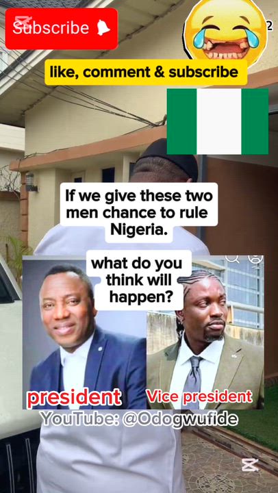 Can these two fix Nigeria if given opportunity? Sowore and VDM. What's your thoughts