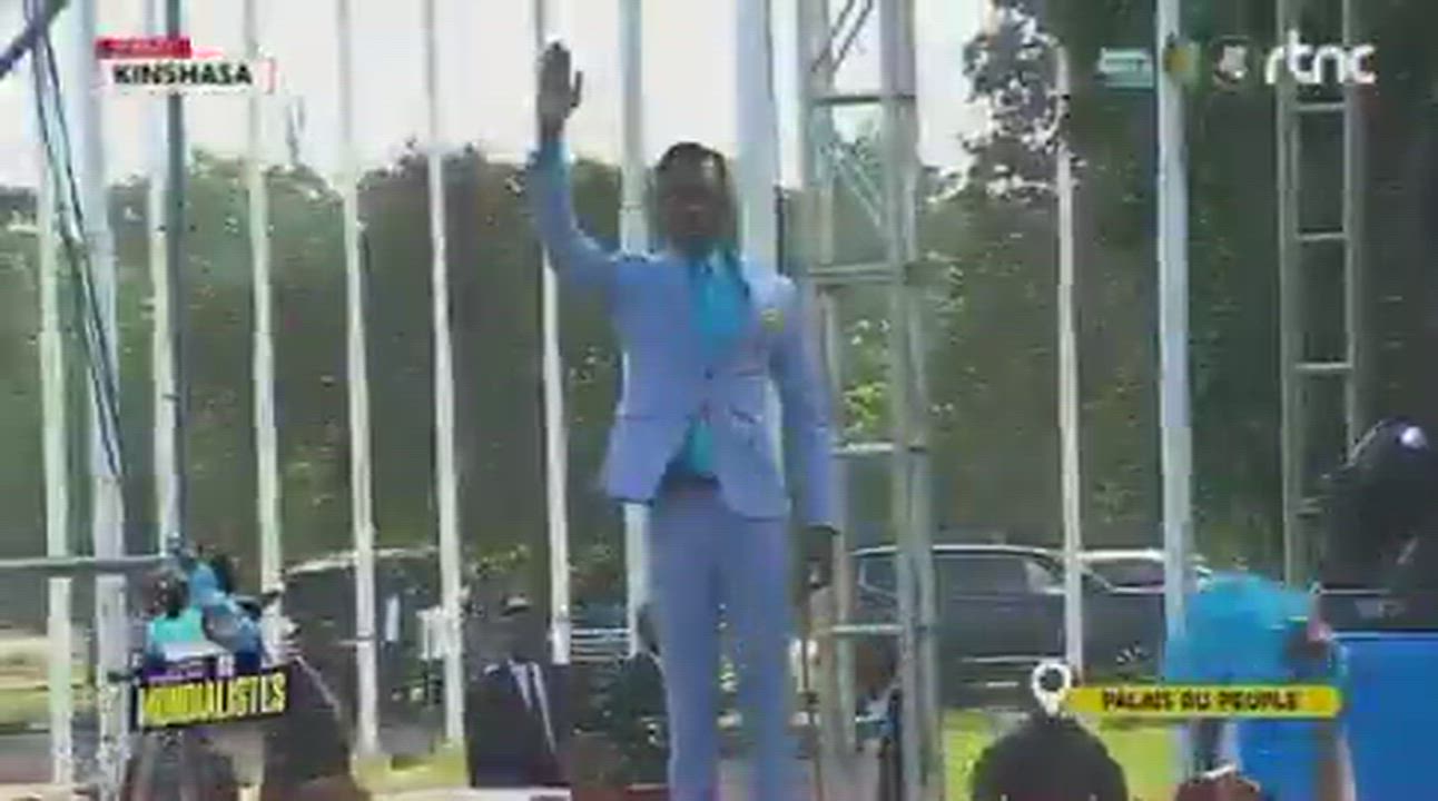 🇨🇩 DR Congo players formerly requested their famous supporter and national icon Lumumba Vea be prese...