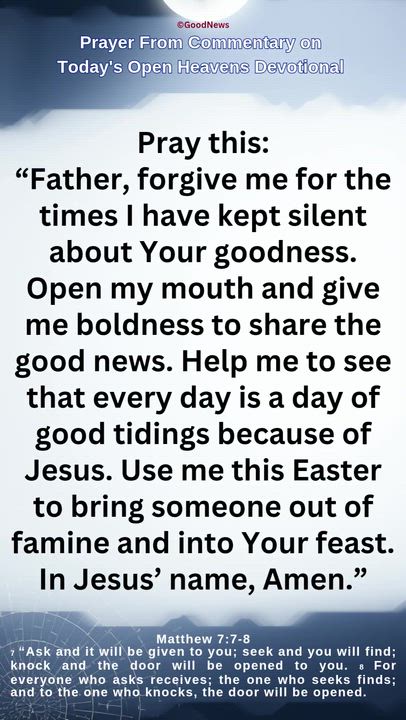 #Prayer from Commentary on Today's Open Heavens Devotional by Pastor E A Adeboye

1 John 5:14-15 Voi...