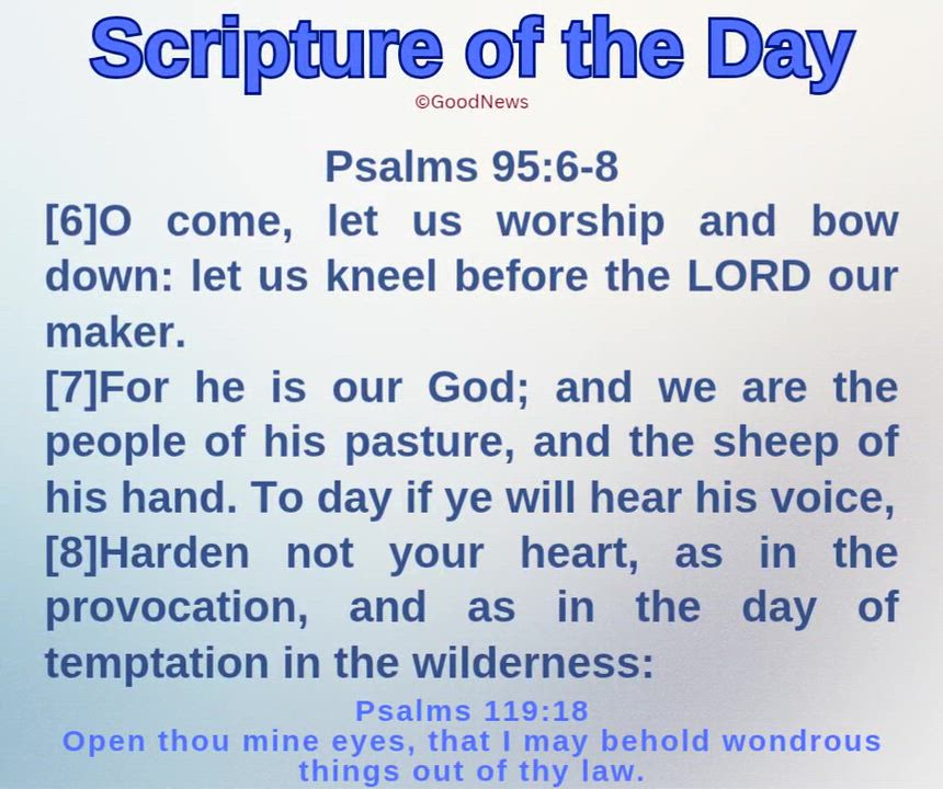 #ScriptureDelight
Meditate and act positively on the Word, and where applicable, pray and make your...