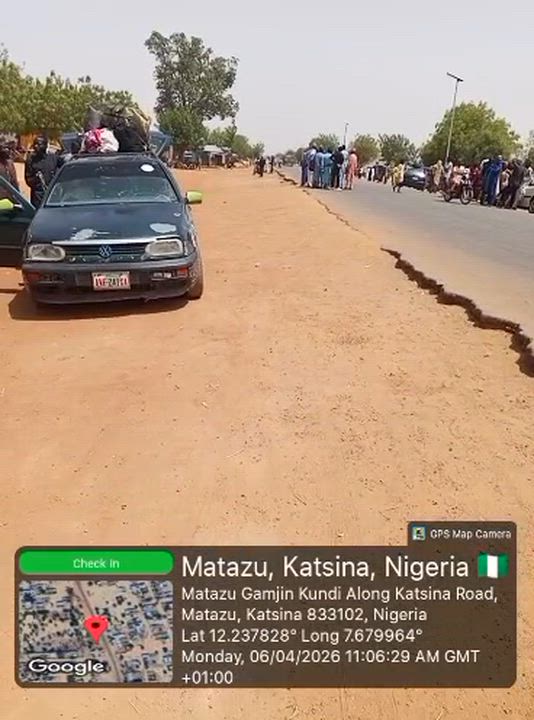 ALERT: Bandit are currently operating at gamjin village along matazu katsina state. Security assista...