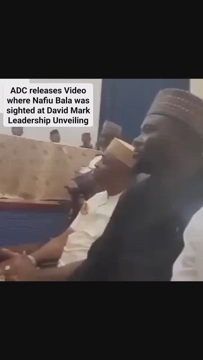 The African Democratic Congress (ADC) has released footage showing Nafiu Bala attending the Abuja un...